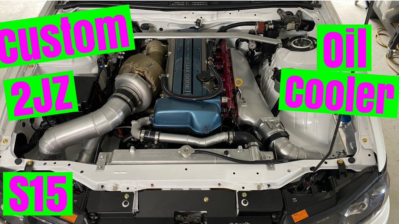 Custom oil cooler kit 2jz