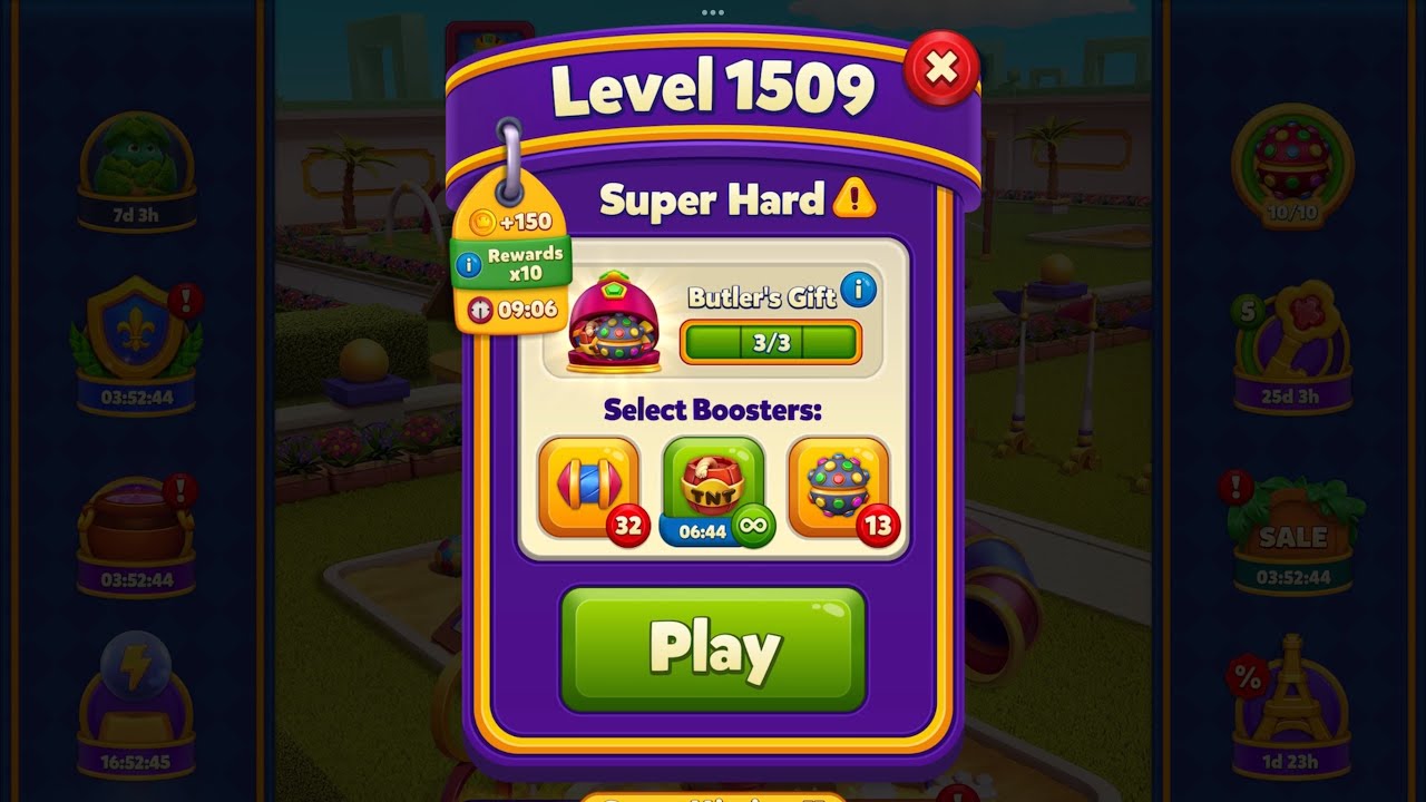 Royal Match - King Robert - Super Hard Level 1509