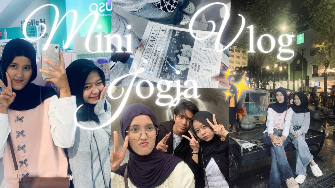 Mini Vlog in Jogja W/Lalaa🤍🫶🏻Pasar Ngasem📍Taman Sari⛲️Kedai Bumijo🫕& Malioboro at night🎞️