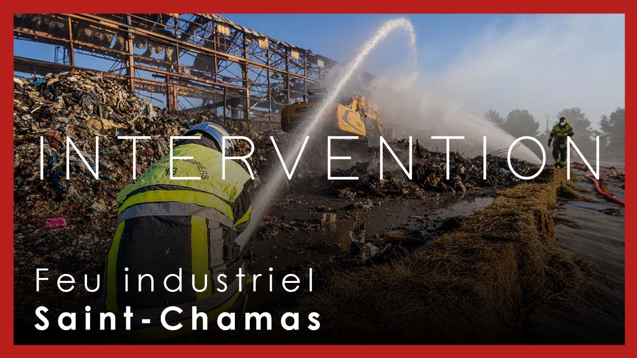 Feu industriel à Saint-Chamas (vidéo récap)