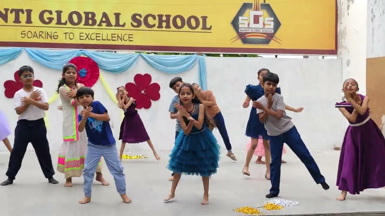 Pyare Pyare Dada Mere | Grandparents Day Celebration | Shanti Global School | Kids Dance Performance