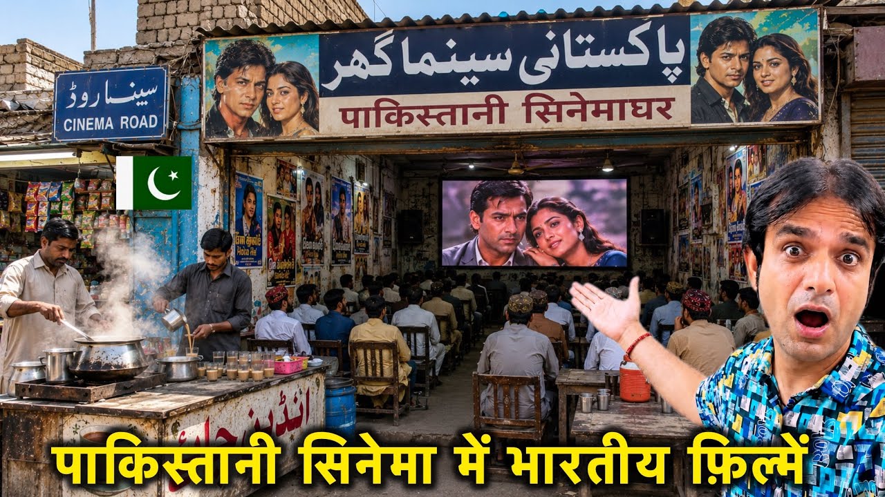 Indian Movies in Pakistan Cinema | Pakistan Small Town Cinema Tour 