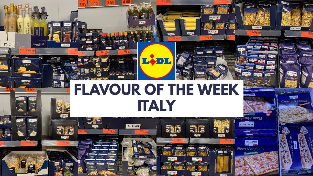 FLAVOUR OF THE WEEK: ITALY AT LIDL FROM THURSDAY 31 AUG 2023 | TRAVELANDSHOP WITH ME