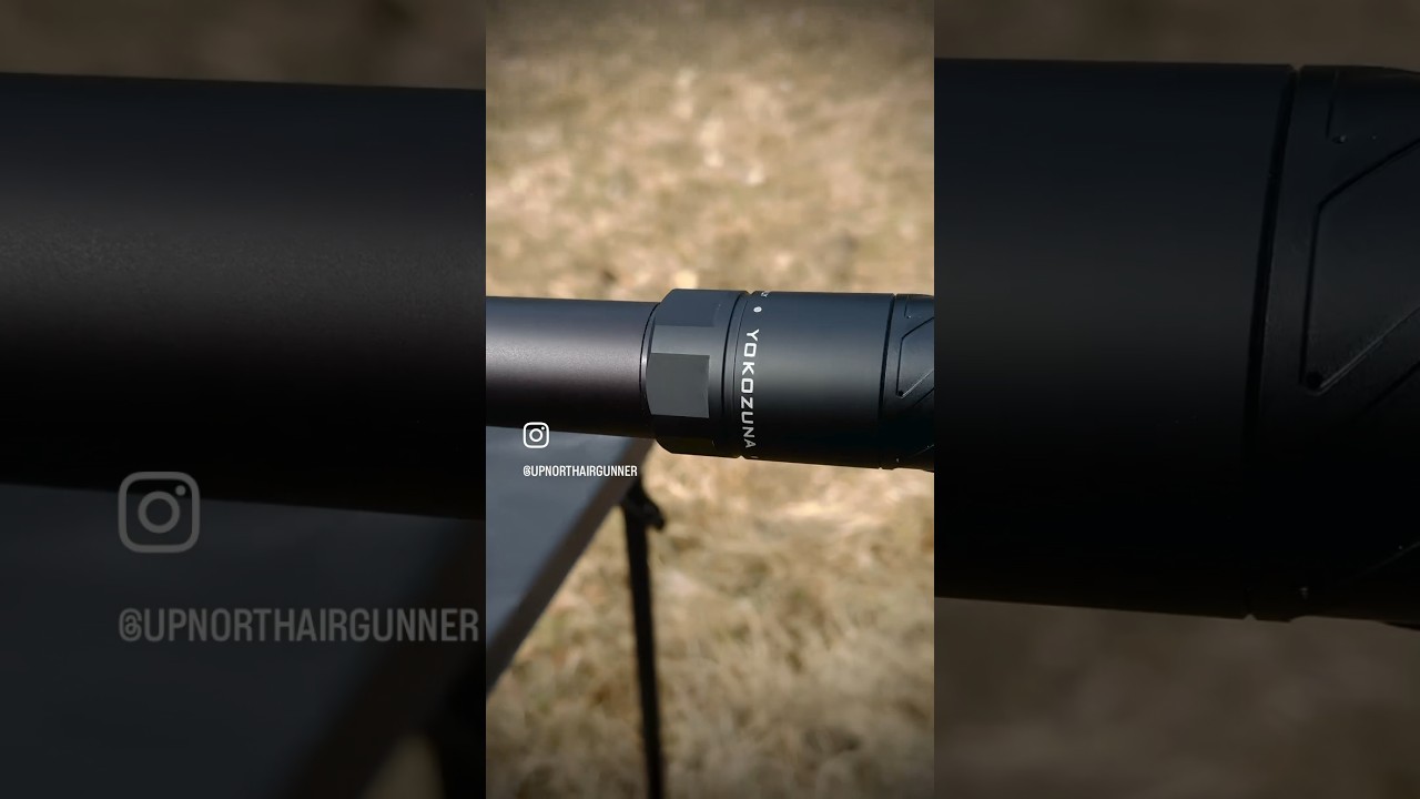 DonnyFL Yokozuna Airgun Suppressor: The Sound of Silence #shorts #airguns #pewpewpew