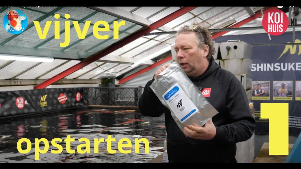 Vijver opstarten 2023.Deel 1