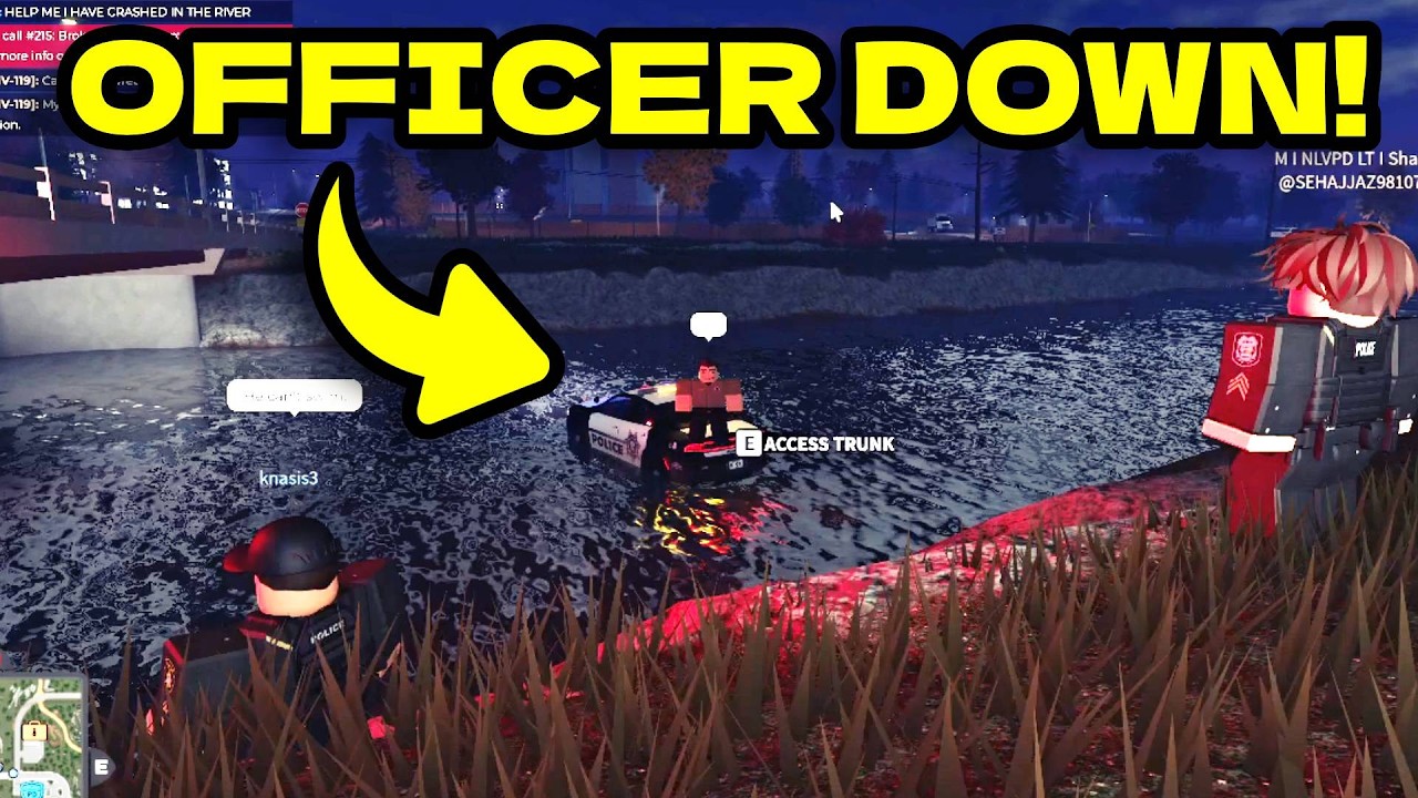 RECOVERY GONE WRONG heavy wrecker falls into river (ERLC RP)