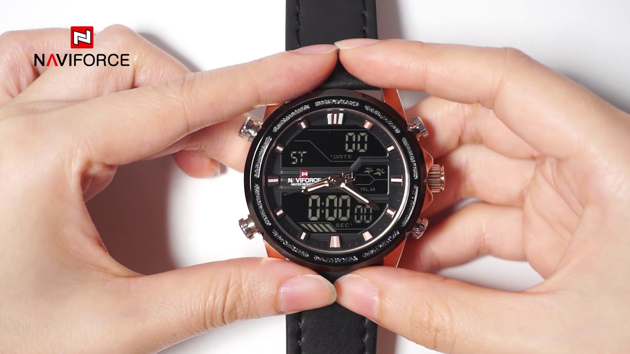 NAVIFORCE NF9138 Explanatory Video of Digital Watch (Multiple Modes)