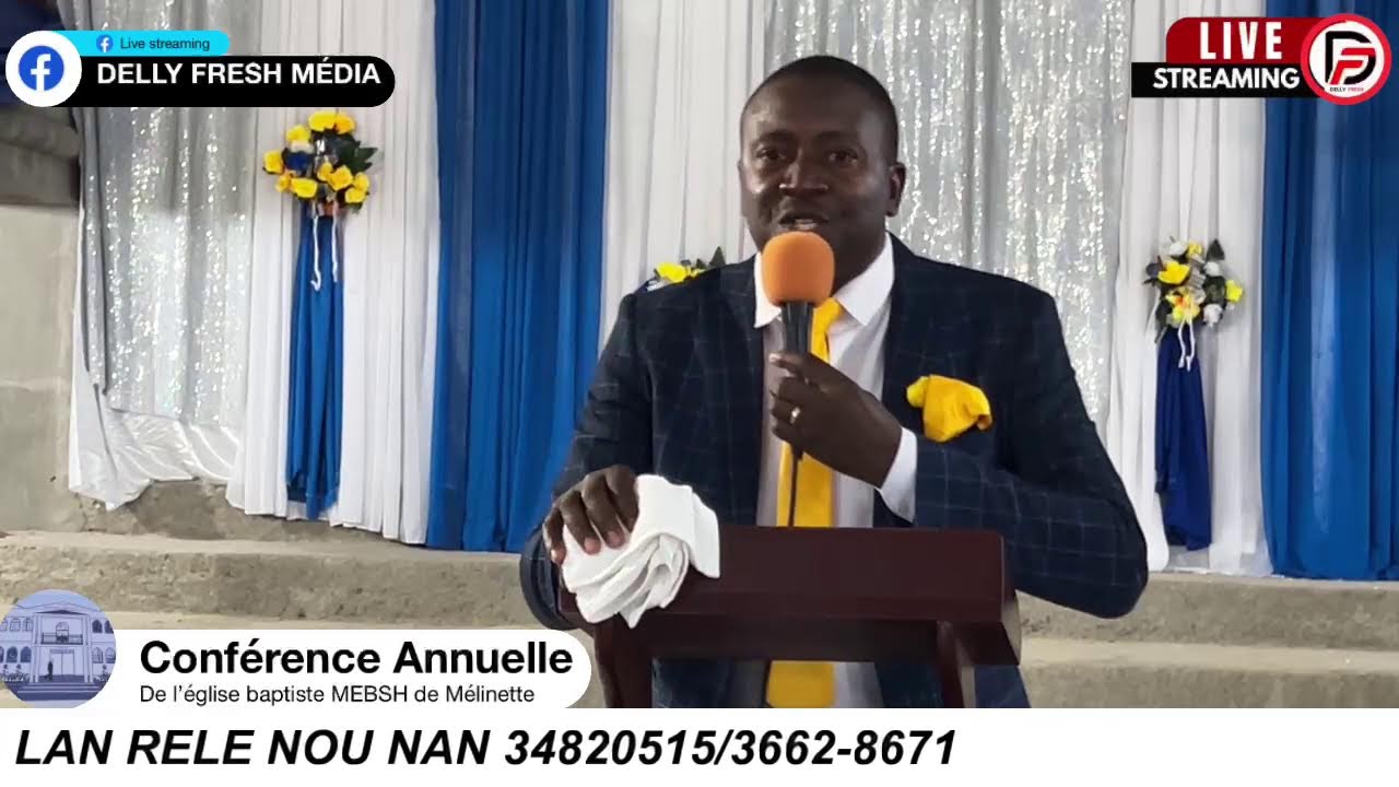 Dernière soirée conférence Annuelle de l’église Baptiste de Melinette