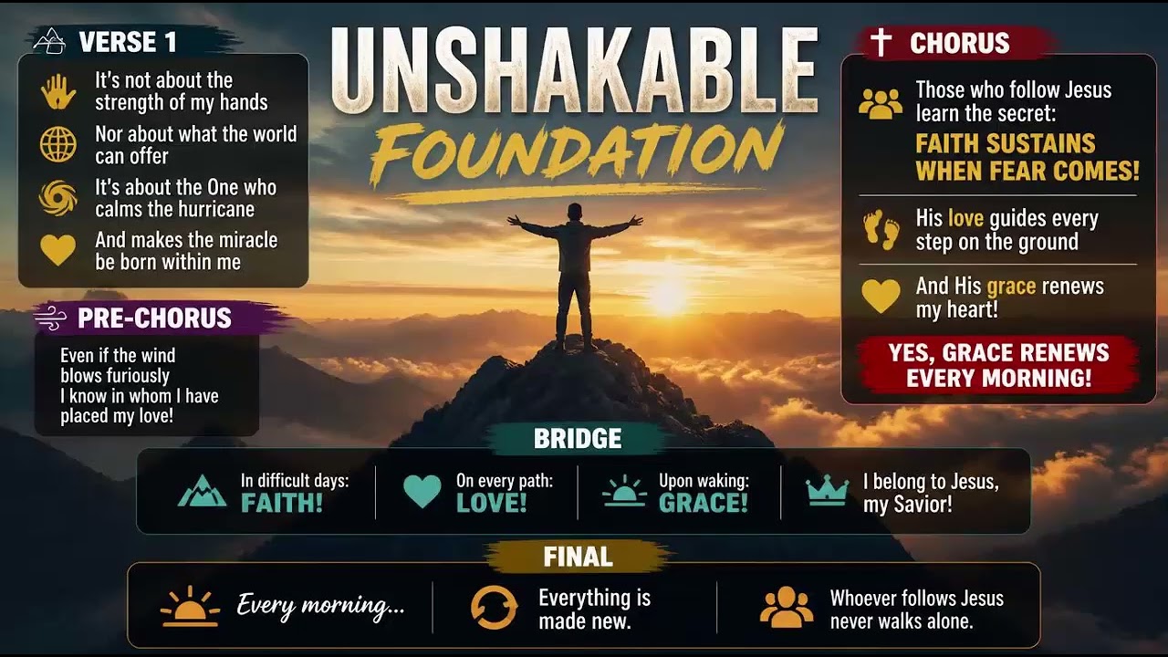 Unshakable Foundation #gospel #praise #worship #evangelicalmusic