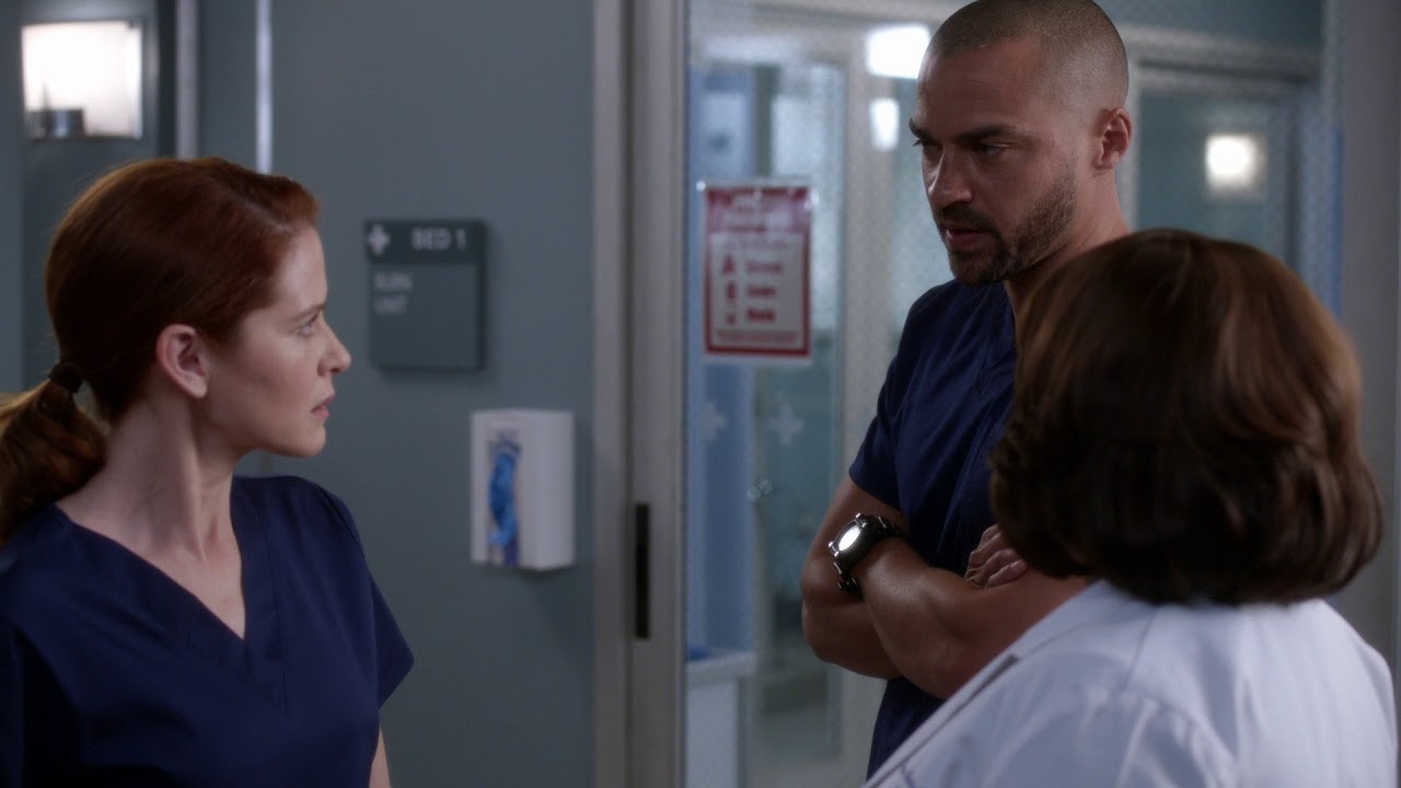 April stands up to Jackson and Bailey &ndash; Grey&rsquo;s Anatomy Season 14 Episode 17