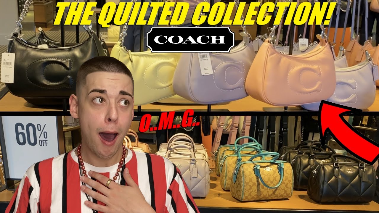 The BEST Coach Outlet Collection Of 2023? The Quilted Collection Shop With Me!