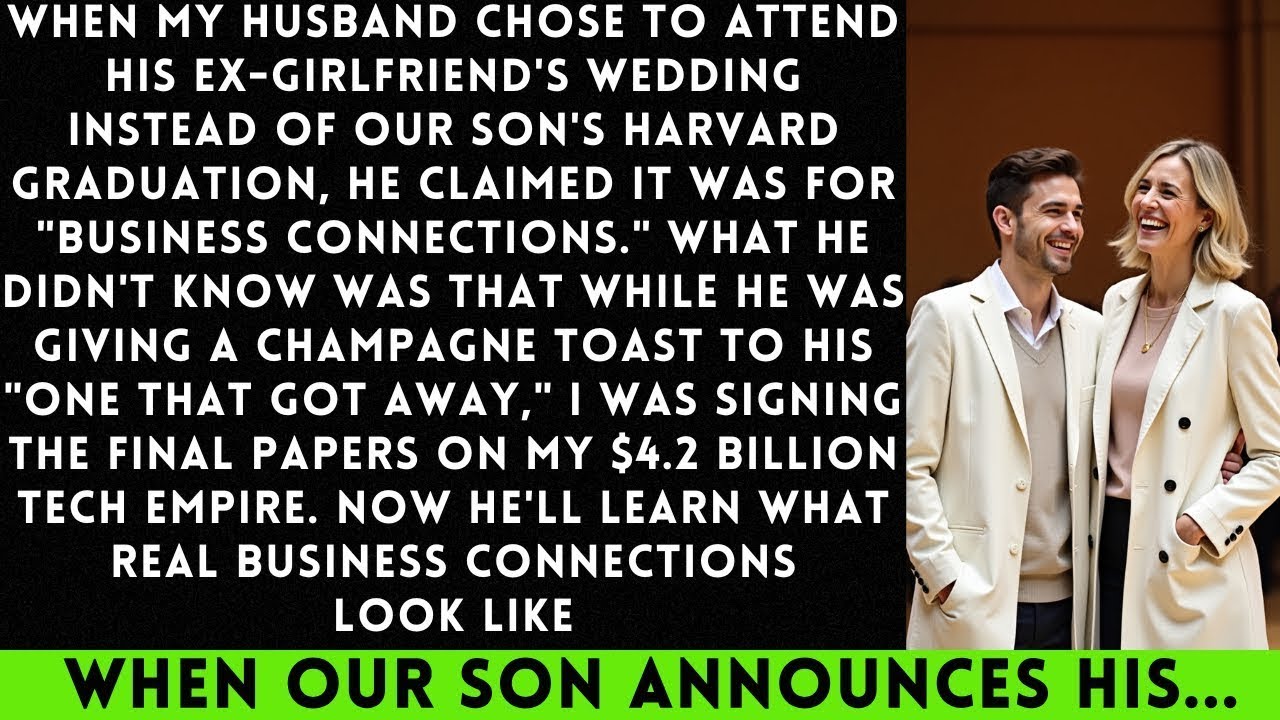 My Husband Skipped Our Son’s Graduation to Attend His Ex’s Wedding—Now He Works for Me...