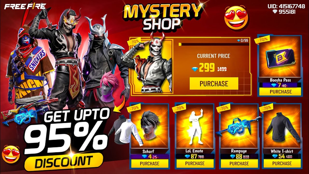 LOL EMOTE❌NEXT MYSTERY SHOP EVENT FF🤩😱|| FREE FIRE NEW EVENT || GARENA FREE FIRE BANGLADESH