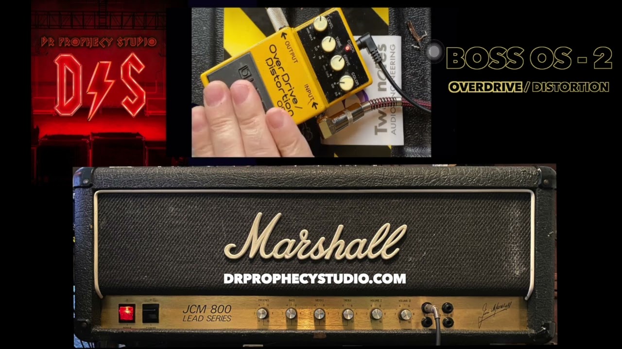 Boss OS 2 Marshall JCM800 #bosspedals #marshallamplification