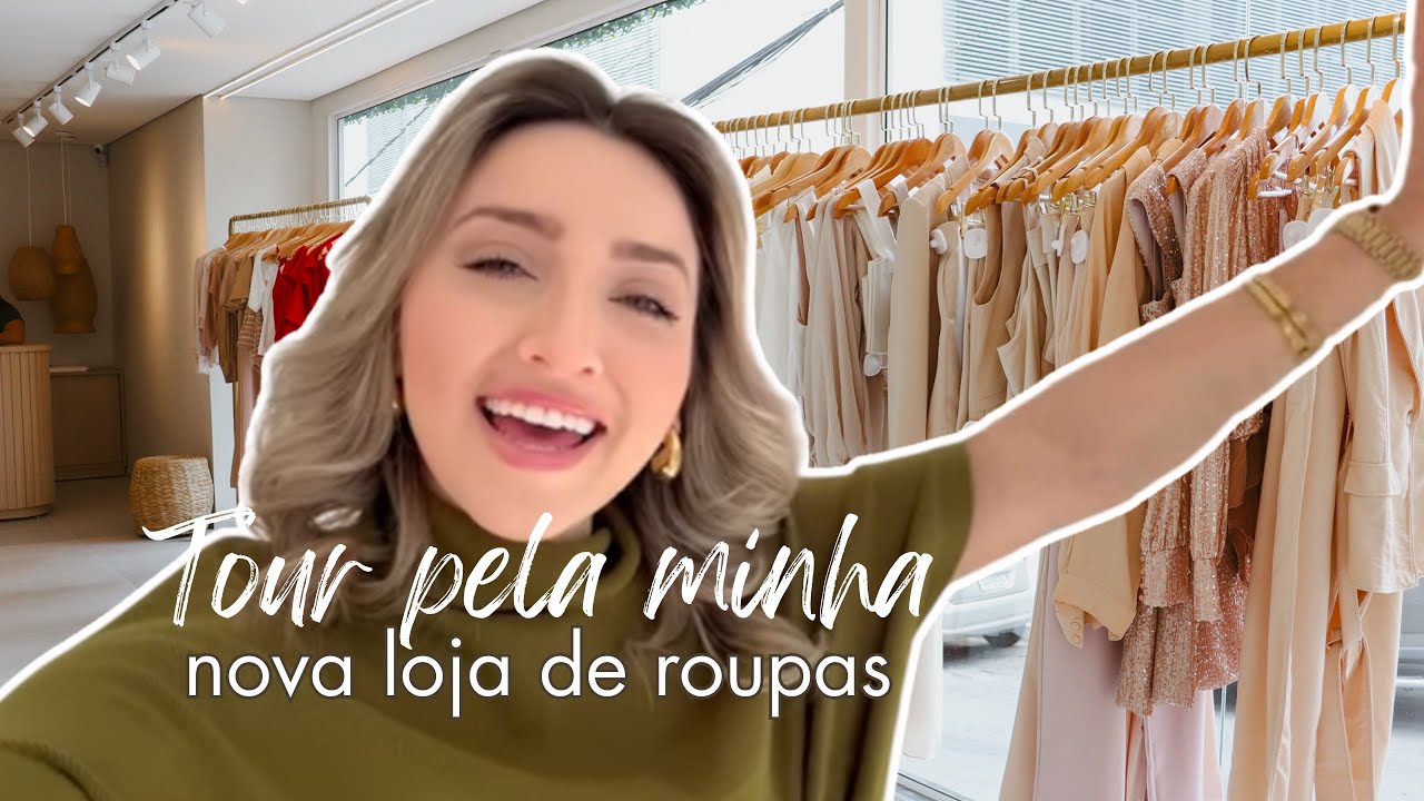 TOUR pela minha “nova” LOJA de ROUPAS!