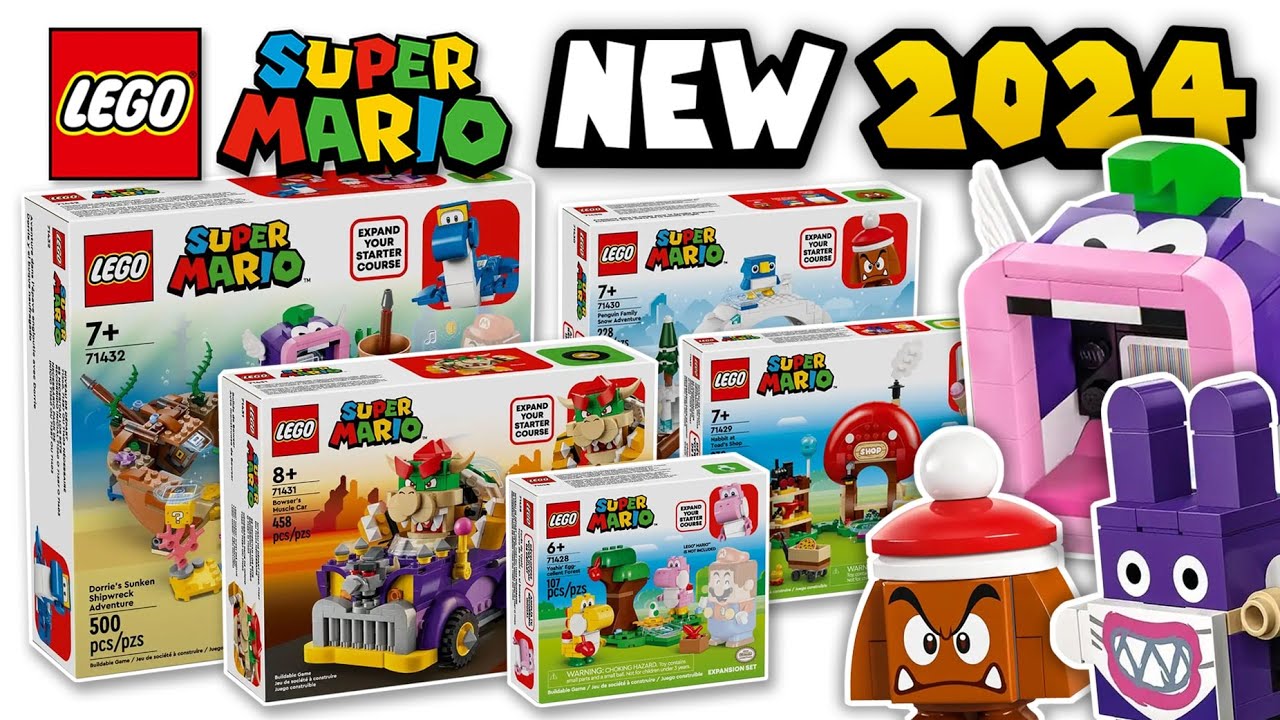 LEGO Super Mario 2024 Sets OFFICIALLY Revealed