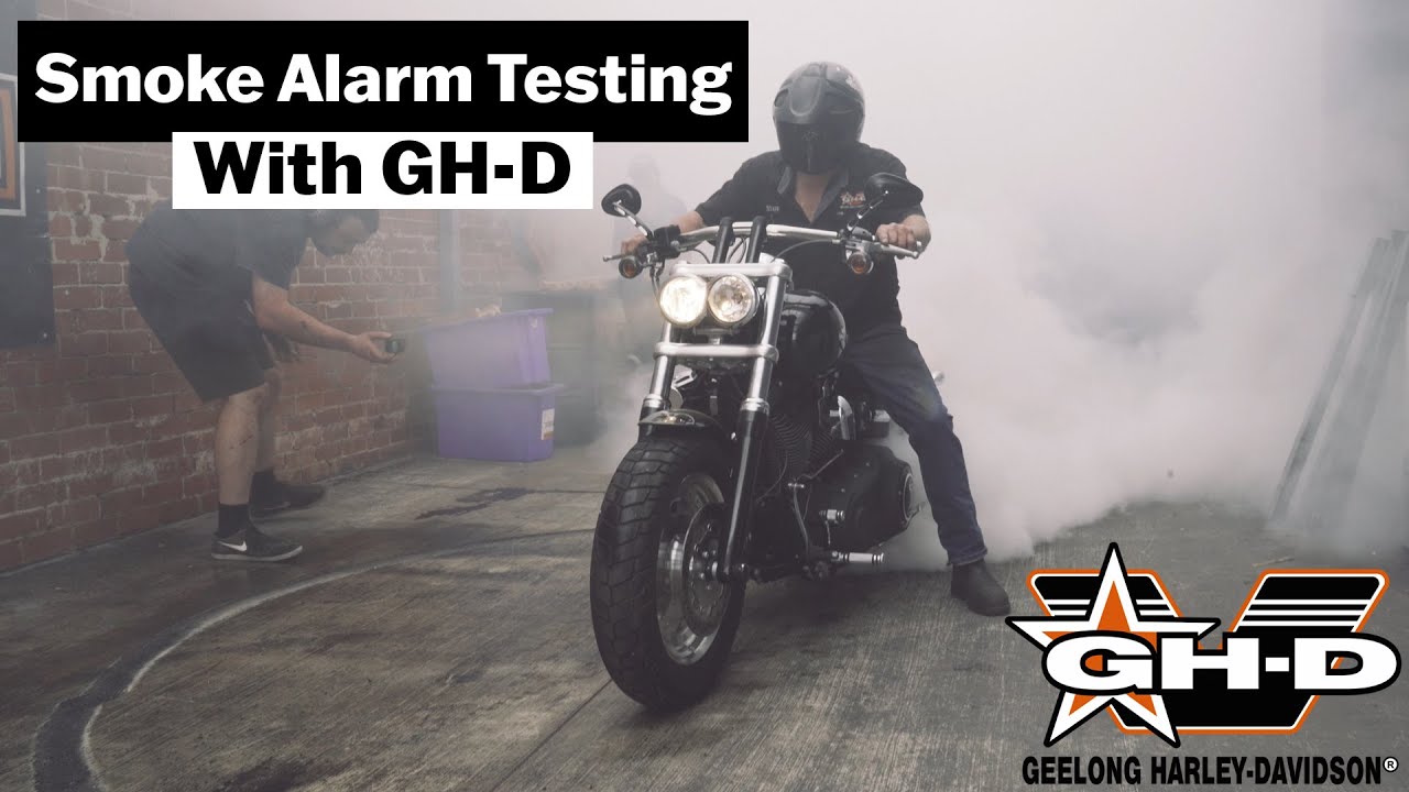 Smoke Alarm Testing with Geelong Harley-Davison!