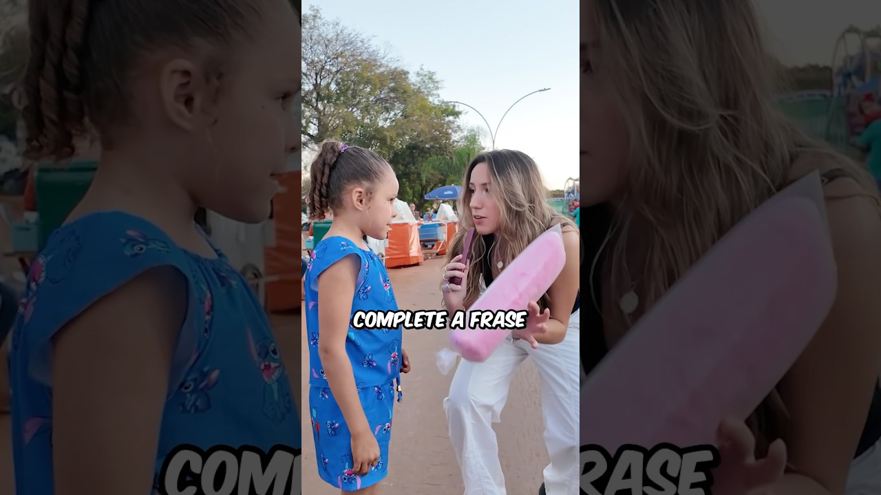 Por um algod&atilde;o doce, complete a frase&hellip;