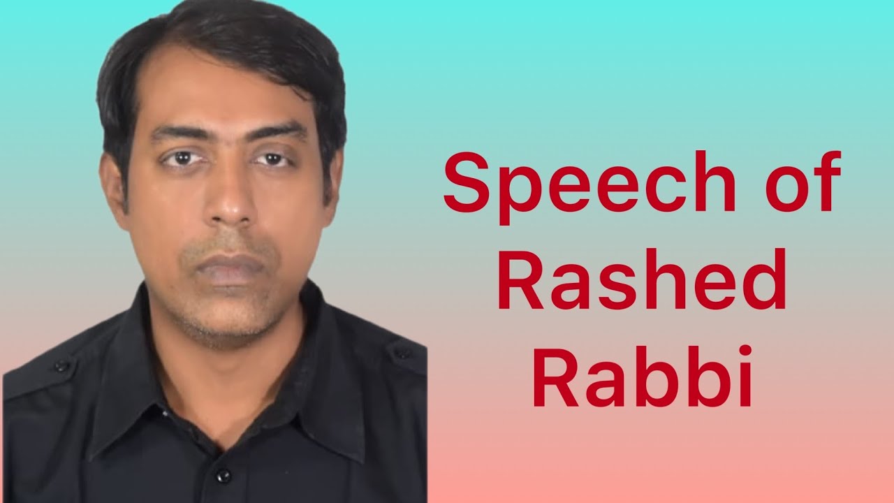 Speech of Rashed Rabbi at the 2nd Anniversary Celebration Webinar of Harmony E-Library.