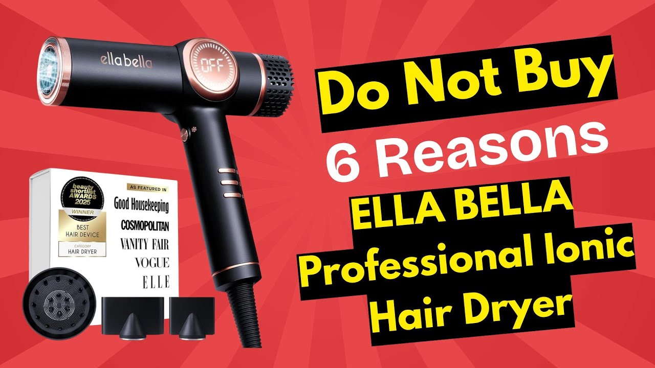 DO NOT BUY? ELLA BELLA Professional Ionic Hair Dryer – Brutal Truth