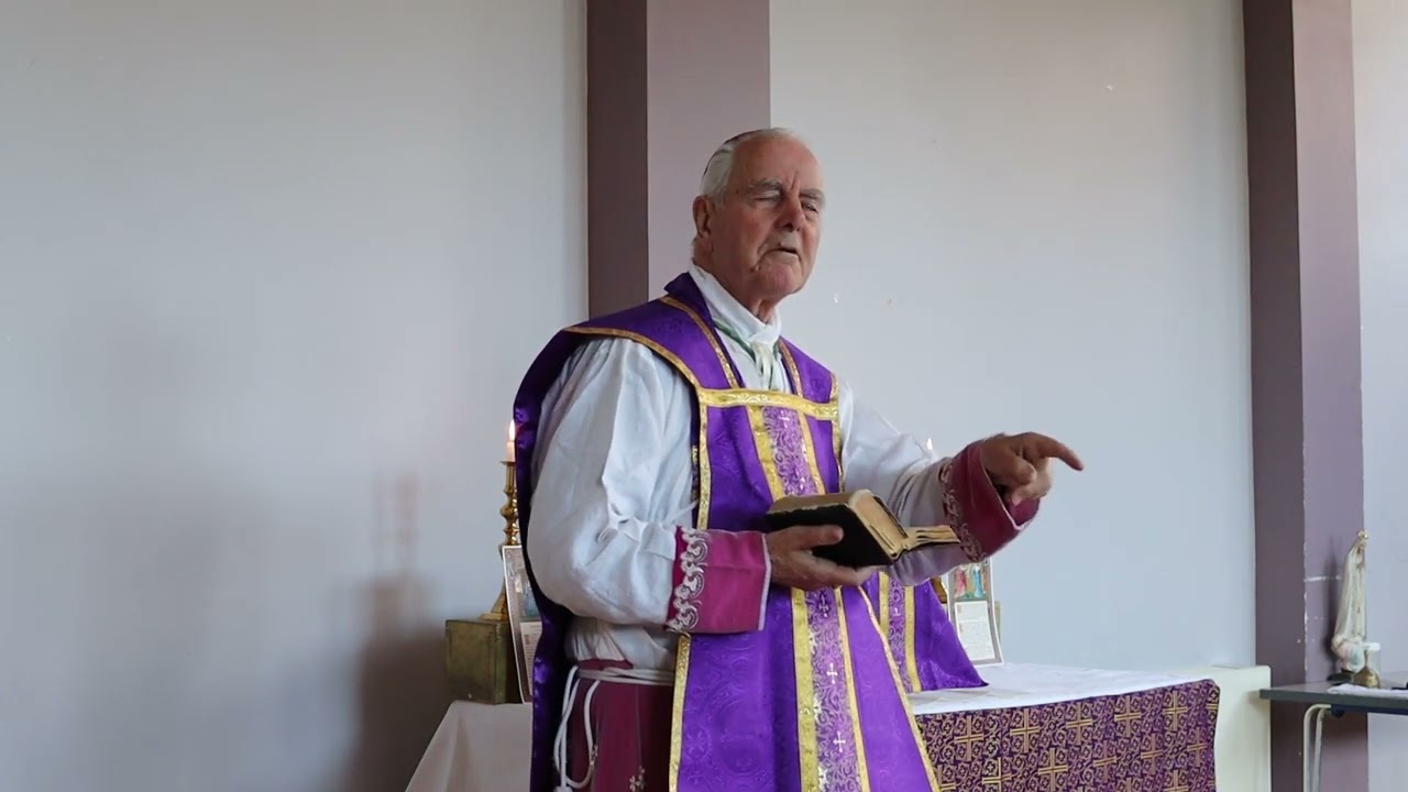 Bishop Williamson Sermon of Passion Sunday. 3rd April 2022