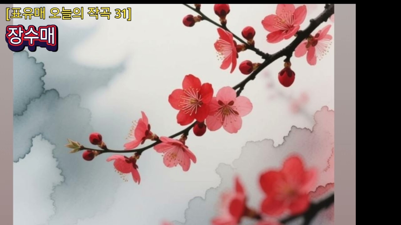 [표유매 오늘의 작곡 31] 장수매(1년에 6번 피는꽃)