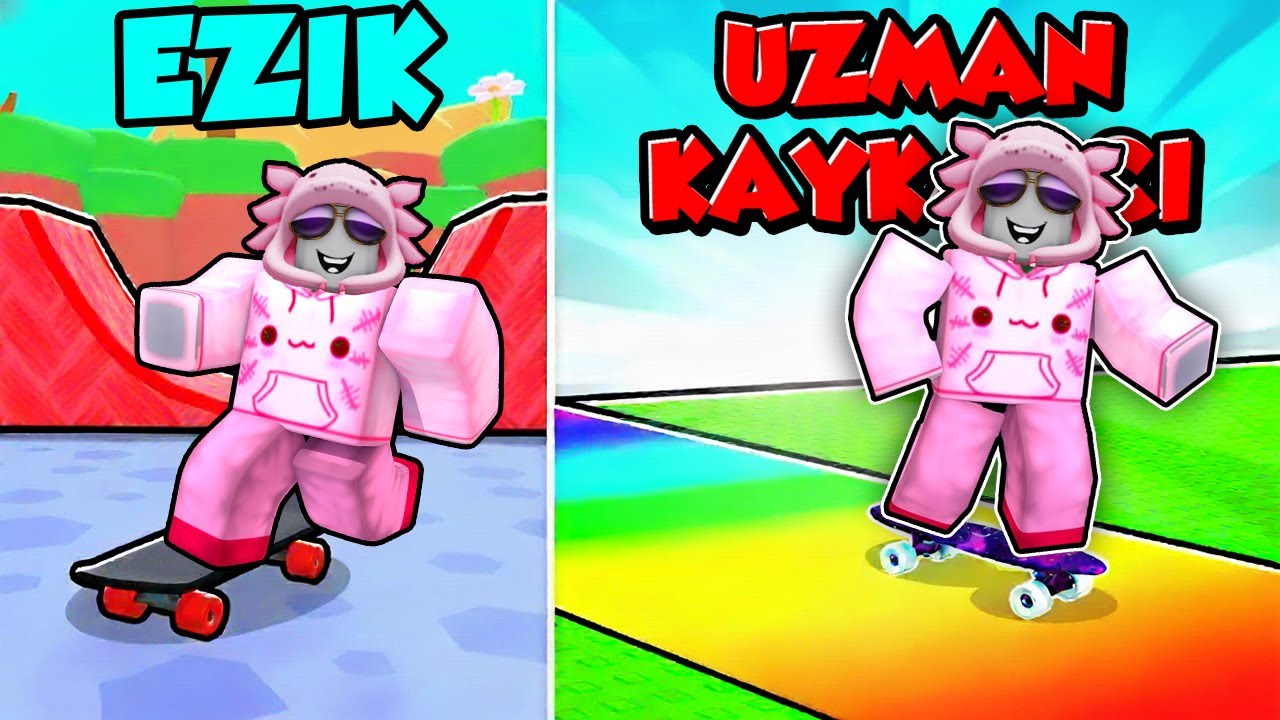 KAYKAY YAPARAK MİLYONER OLDUM! - Roblox
