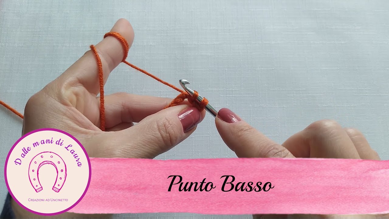 Uncinetto Per Principianti - Lezione #3 | PUNTO BASSO