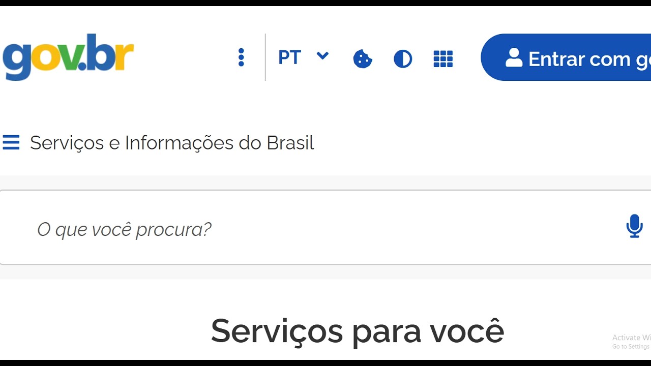 Como acessar o PORTAL GOV BR no PC ou Notebook Windows