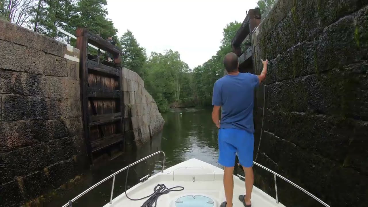Kinda kanal från Hovetorp till Berg