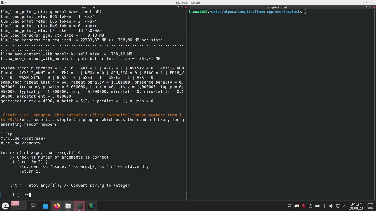 Lokale Code Generierung mit Phind Codellama 34b v1, K&uuml;nstliche Intelligenz