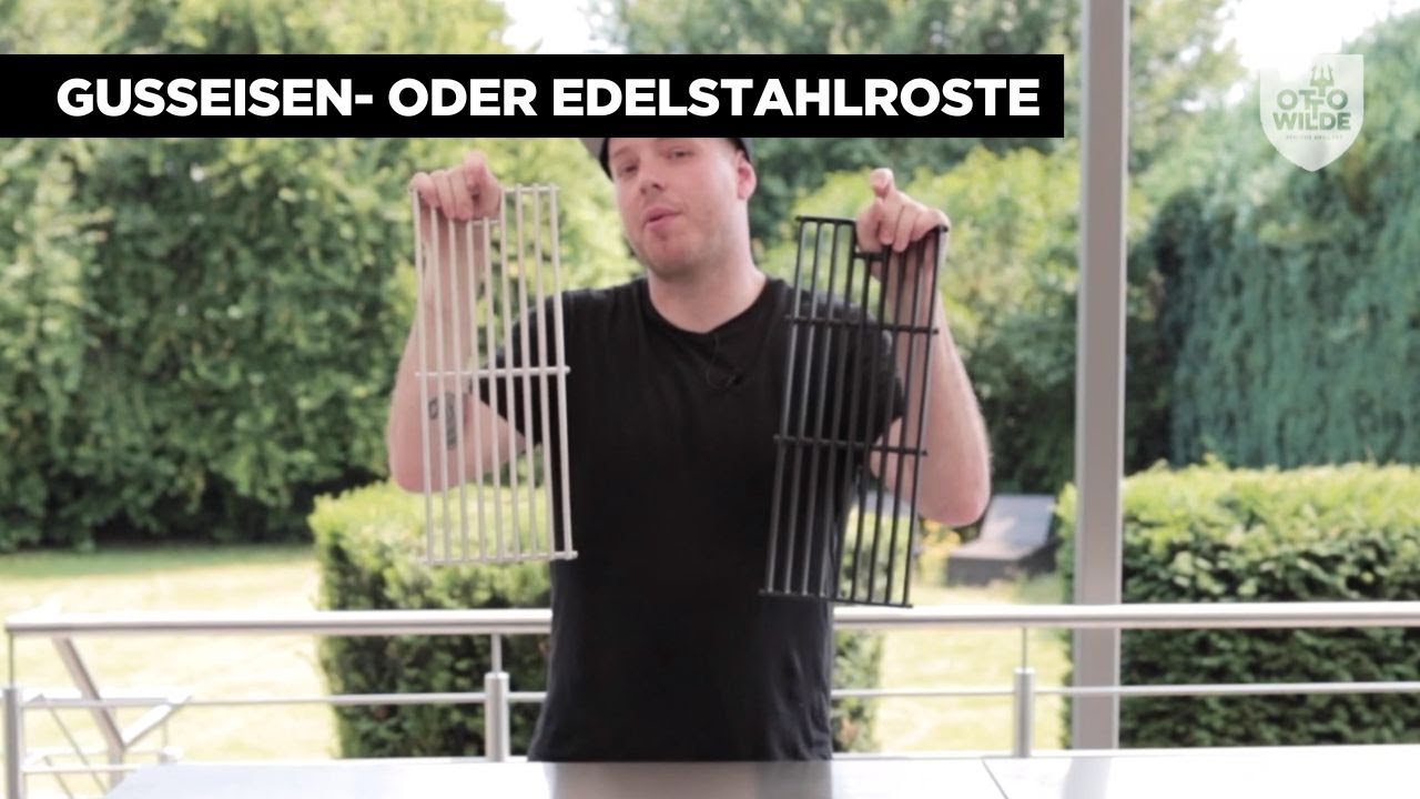 Gusseisen- oder Edelstahlroste: Was ist besser?