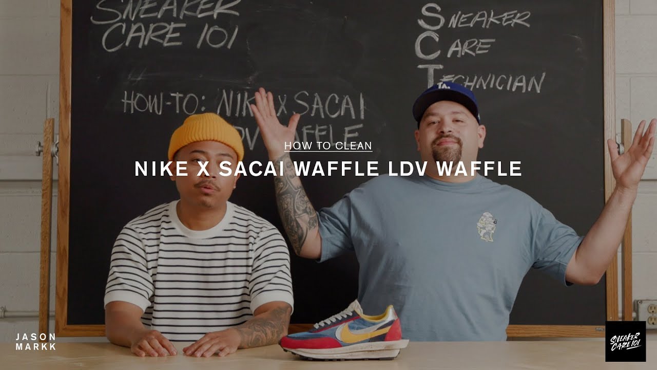 SNEAKER CARE 101: HOW-TO CLEAN NIKE X SACAI LDV WAFFLE