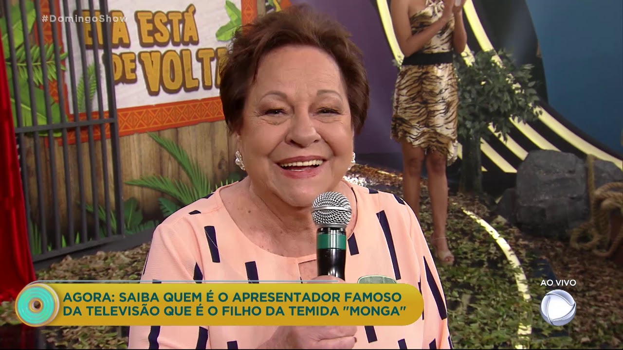 Saiba quem é o apresentador famoso filho da temida ‘Monga’