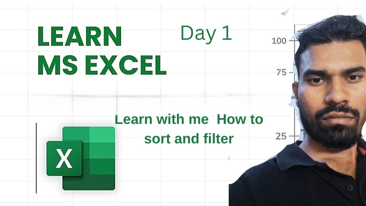 How to Sort and Filter Data in Excel | Beginner Tutorial