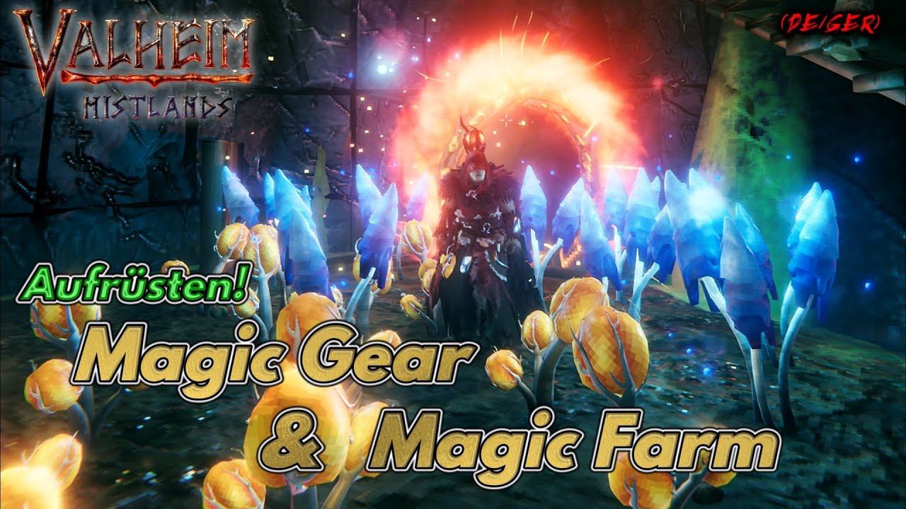 Magie GEAR & Magie Pflanzen Farm | Eitr Food | Mistlands Update | VALHEIM 