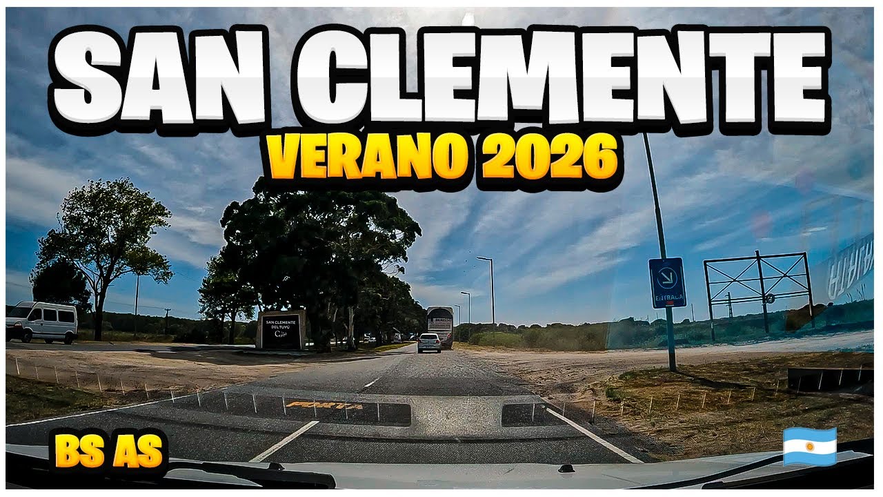 San Clemente del Tuyú en auto: mirá cómo está REALMENTE [4K]