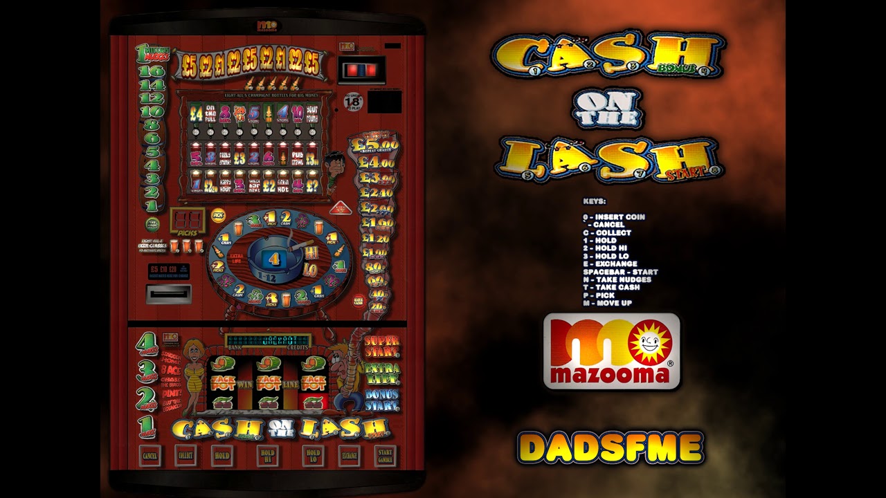 Cash On The Lash - £5 Jackpot  - Mazooma - By DAD
