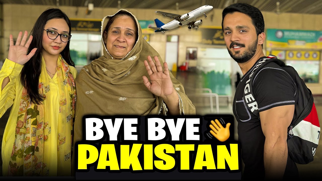 Bye Bye my beautiful family🥹Flight miss hoty hoty bach gai...😱