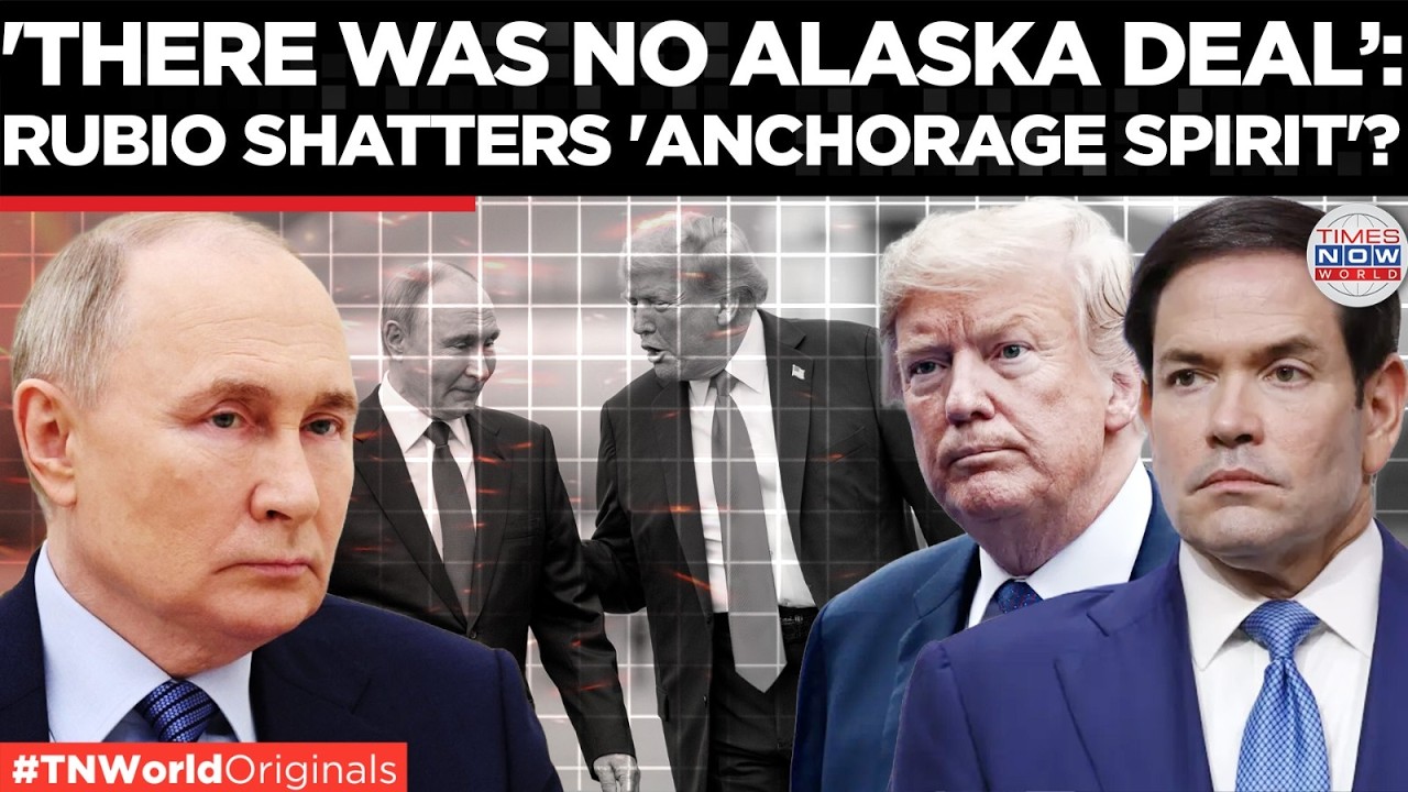 US VS RUSSIA: Rubio Drops Bombshell on Trump-Putin Anchorage Meet says No Deal Signed | World News