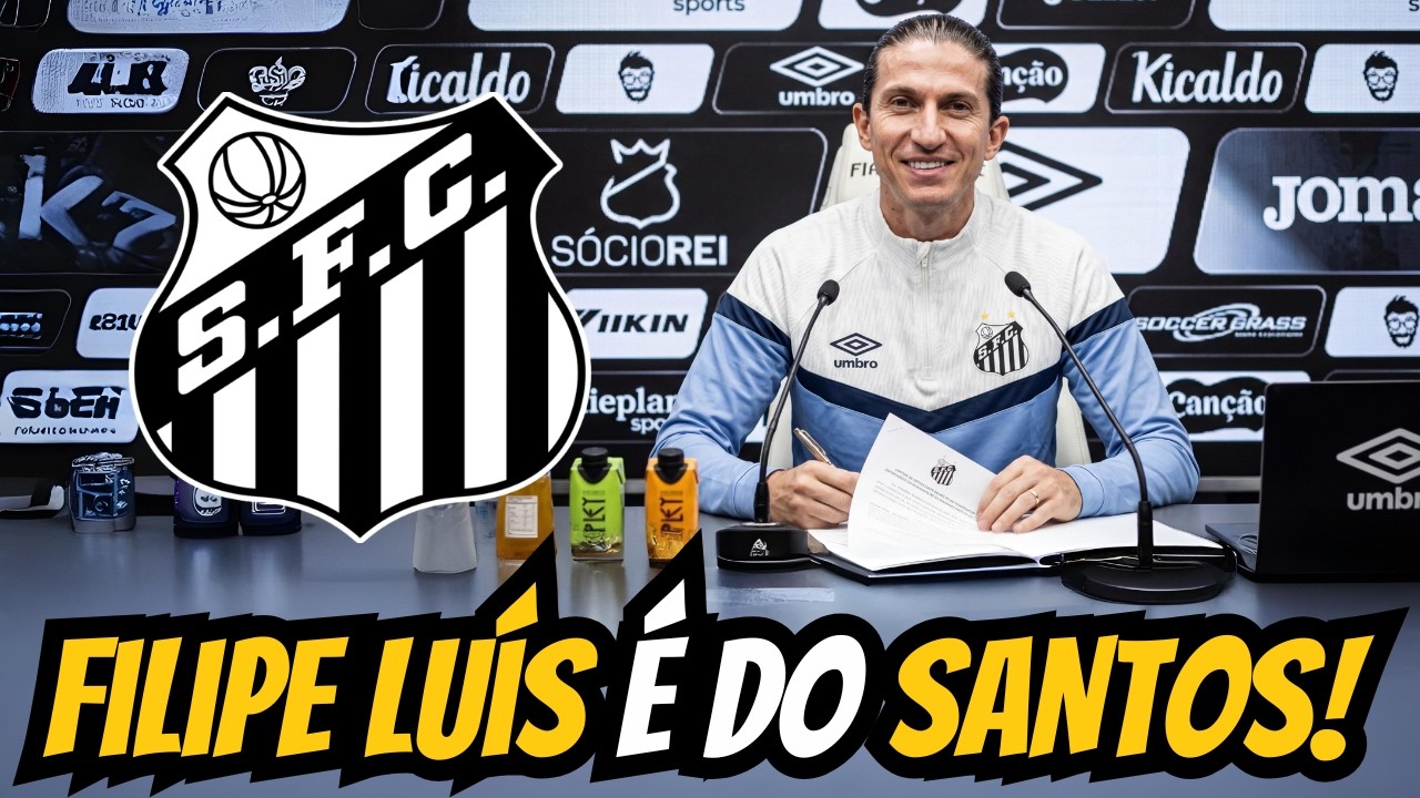 BOMBA HISTÓRICA! FILIPE LUÍS LARGA O FLAMENGO E VIRA TÉCNICO DO SANTOS DE NEYMAR!