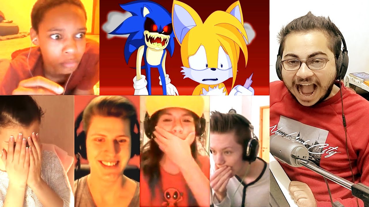 Sonic.exe Part 1 (Tails' Demise) REACTION MASHUP