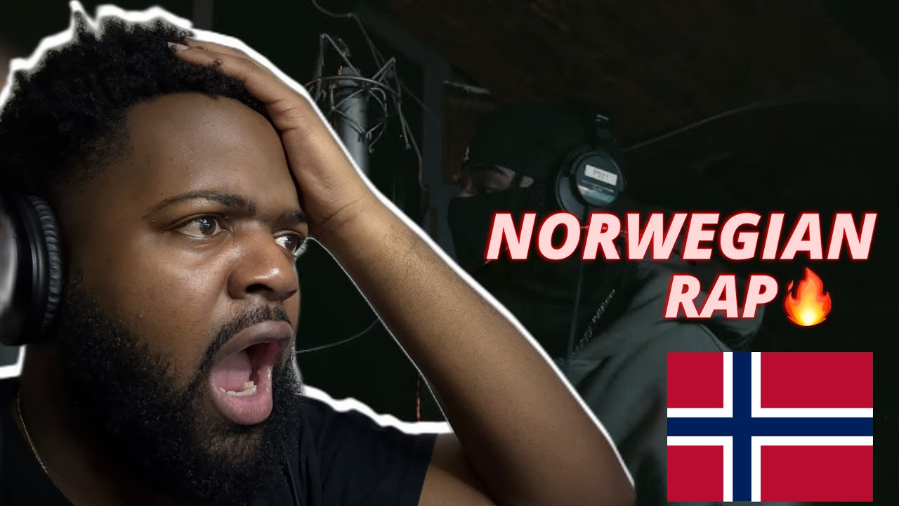 AMERICAN REACTS TO NORWEGIAN RAP AMZ - DBK & Benji - 