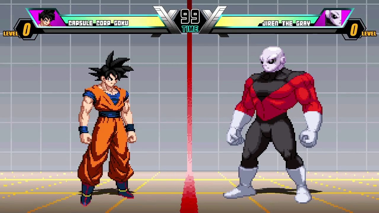 Capsule Corp Goku vs Jiren | Multiverse Saiyan vs Absolute Strength | Jump Force Mugen V6