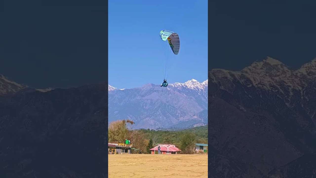 acro paraglider landing time #paraglidinglove #viralvideo #viralvideo #paraglidinglife