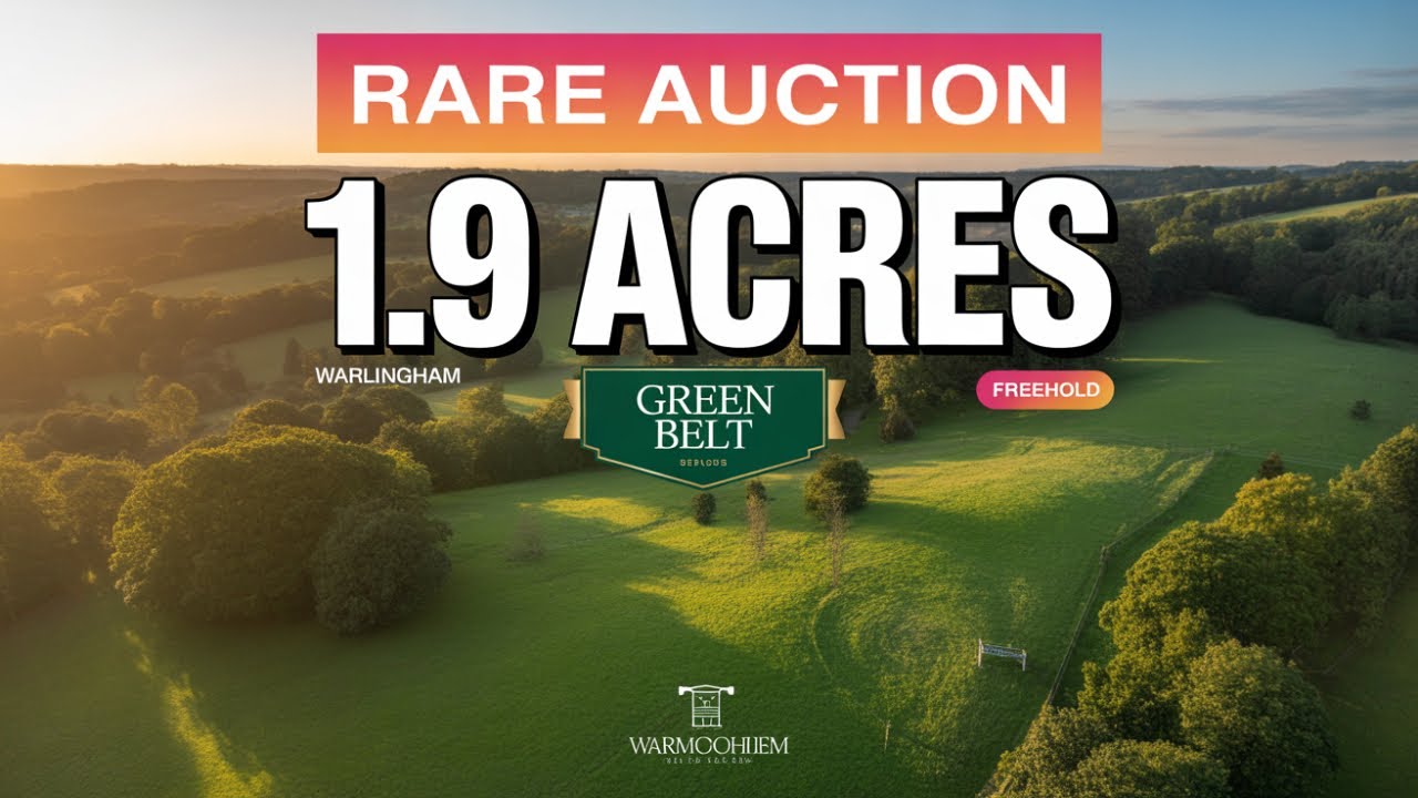 🌿 RARE AUCTION: 1.9 Acres in Warlingham Green Belt &ndash; Your Private Paradise Awaits!