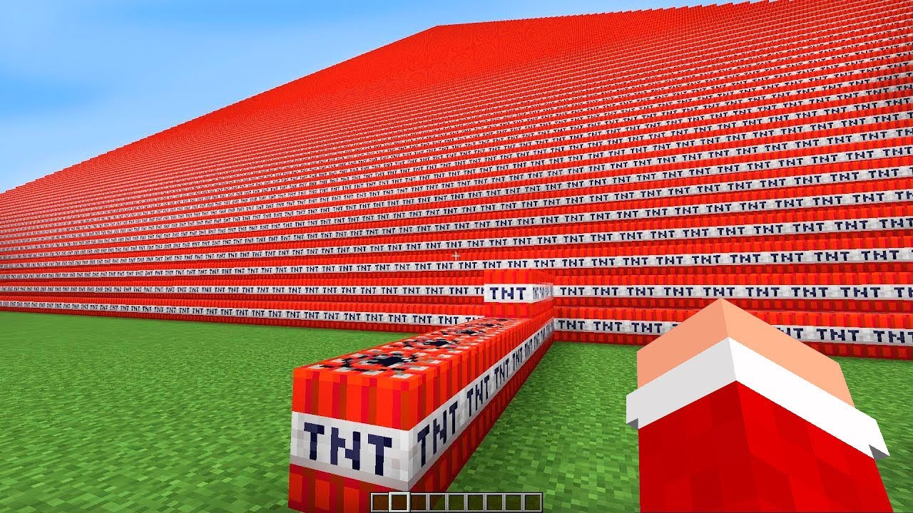 Explodi um MAPA INTEIRO com 1 MILHÃO de TNT no Minecraft!