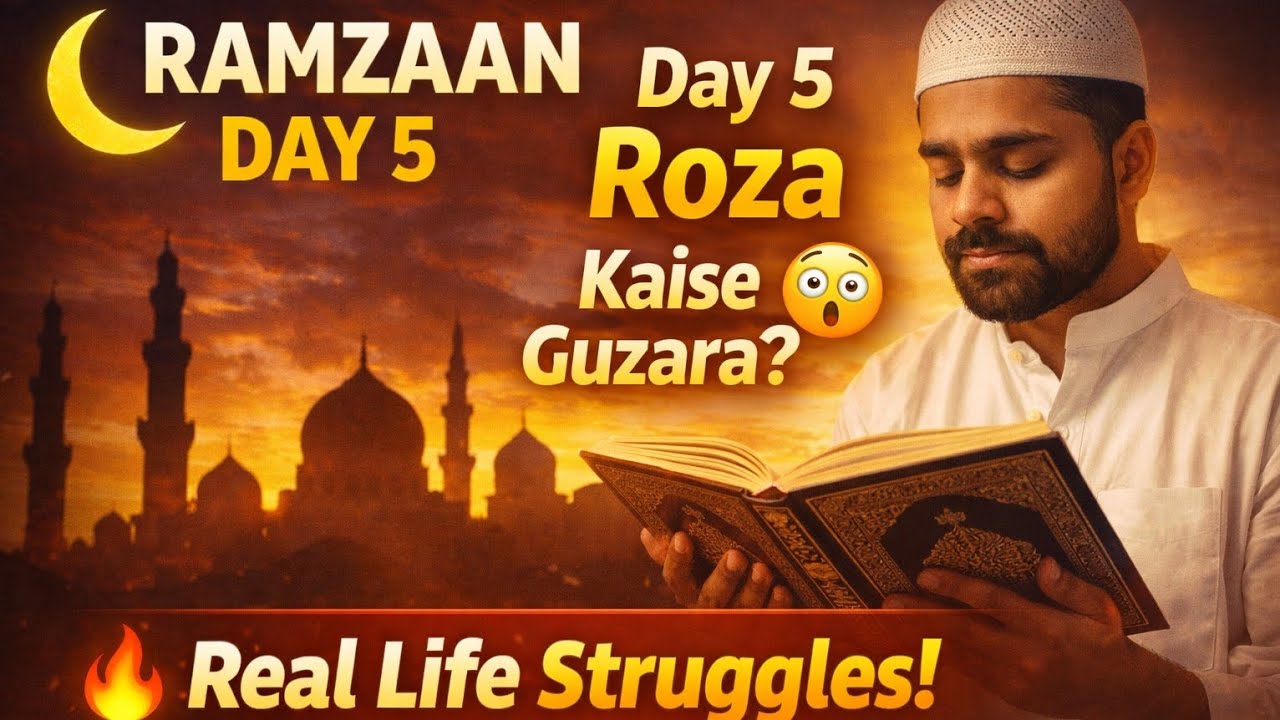 Ramzan Day 5 🌙 | Sehri to Iftar Vlog | Blessed & Grateful 🤲✨