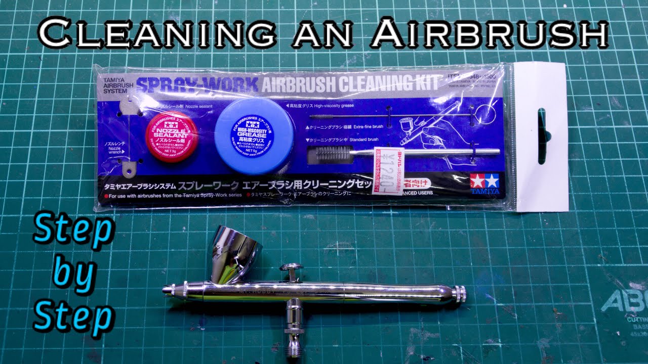 How to clean an Airbrush | Tamiya Spray Work Airbrush Cleaning Kit | Step by Step