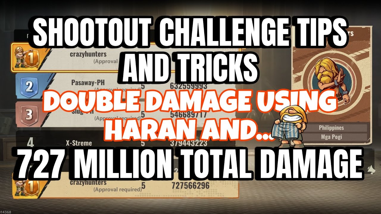 Double Damage Bug or Trick, Shootout Challenge: Metal Slug Awakening